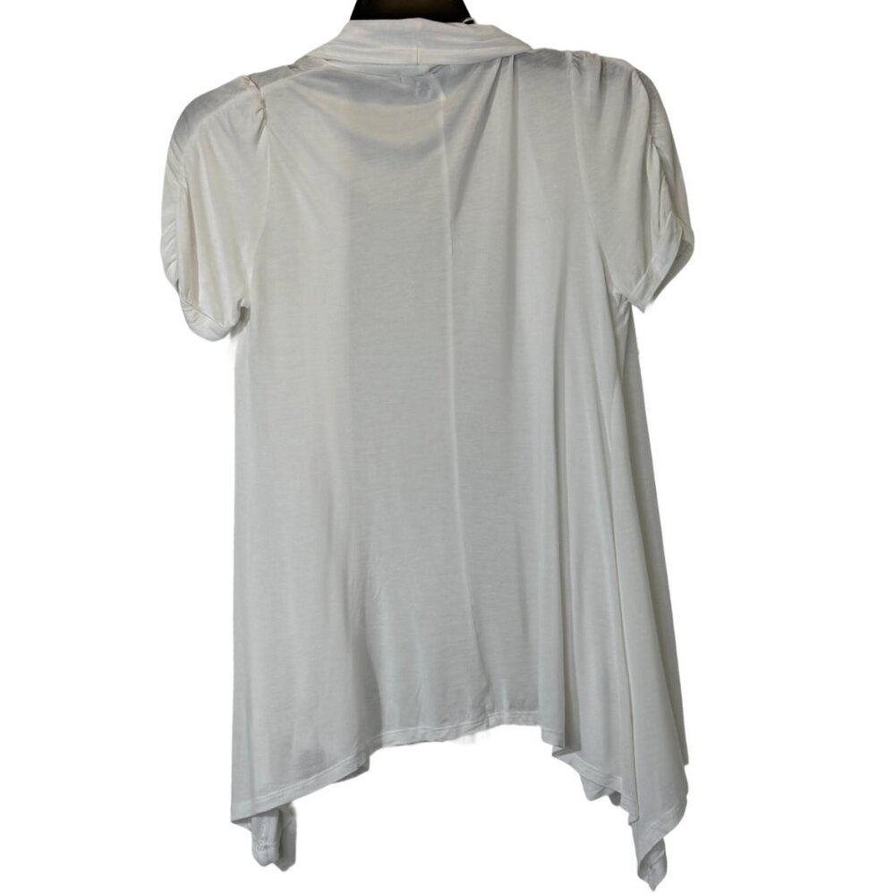 Women's Off White Flyaway Top Size - Picture 3 of 5